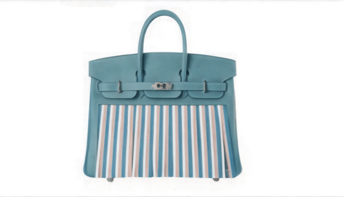 Birlin Canvas Style Crossbody Ladies Bag