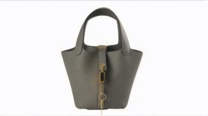 The Basket Bag Picoten Lock Elegant Grey